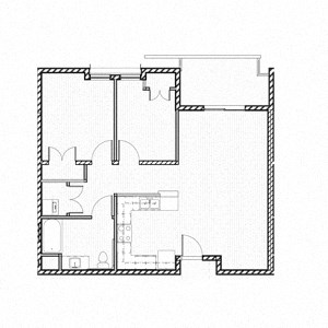 2 Bedroom 2 FloorPlan